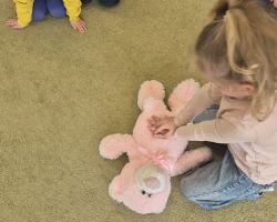 dzieci podczas obchodów światowego dnia zdrowia