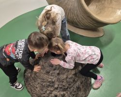 dzieci podczas wycieczki do Centrum Nowoczesności Młyn Wiedzy w Toruniu