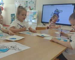 dzieci podczas obchodów Dnia UE