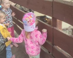 dzieci i dorośli podczas warsztatów i zwiedzania ogrodu zoobotanicznego