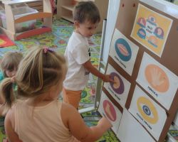 zdjęcia dzieci podczas różnych aktywności