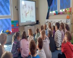 Dzieci poprzez zabawę i ćwiczenia poznają funkcjonownie mózgu