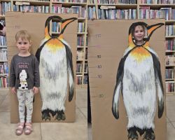dzieci podczas zajęć bibliotecznych