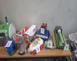 prace konkursowe wykonane z recyklingu