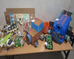 prace konkursowe wykonane z recyklingu