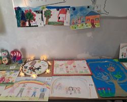 prace plastyczne z konkursu "Moja rodzina"