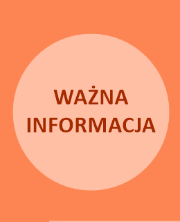 napis ważna informacja na czerwonym tle